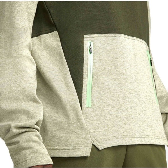 Nike Therma-Fit Training Hoodie Sweatshirt Green Mens Size XL X-Large DD2112-326 - Picture 4 of 6